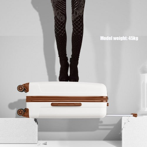 Kono K1773 Hard Shell Medium Suitcase - 24 Inch