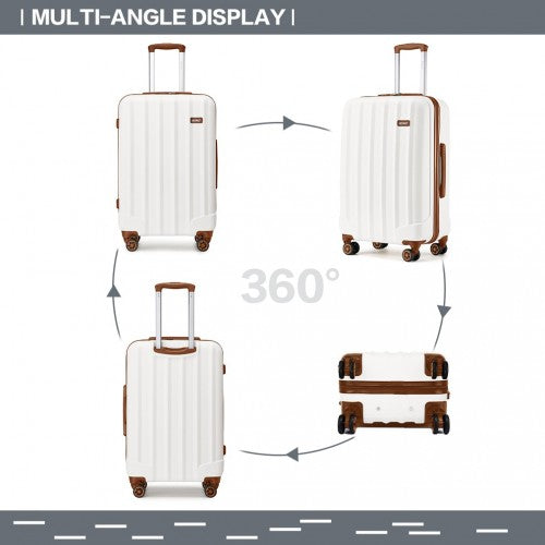 Kono K1773 Hard Shell Medium Suitcase - 24 Inch