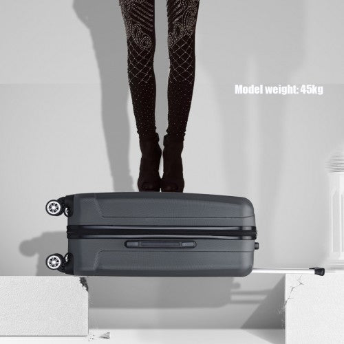 Kono K1773 Hard Shell Medium Suitcase - 24 Inch