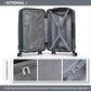 Kono K1773 Hard Shell Medium Suitcase - 24 Inch