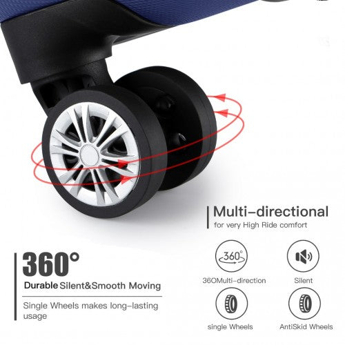 Kono K1773 Hard Shell Cabin Suitcase - 19 Inch