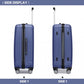 Kono K1773 Hard Shell Large Suitcase - 28 Inch