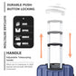 Kono K1773 Hard Shell Large Suitcase - 28 Inch