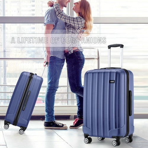 Kono K1773 Hard Shell Large Suitcase - 28 Inch