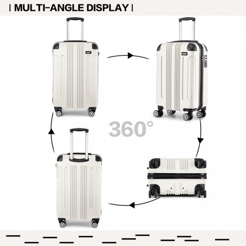 Kono K1777 Hard Shell Cabin Suitcase - 19 Inch