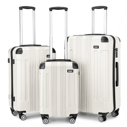 Kono K1777 Hard Shell 3 Piece Suitcase Set