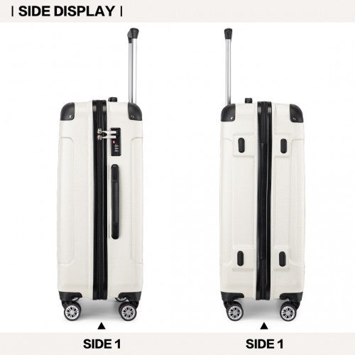 Kono K1777 Hard Shell 3 Piece Suitcase Set