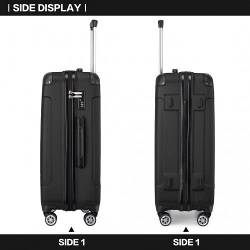 Kono K1777 Hard Shell Medium Suitcase - 24 Inch