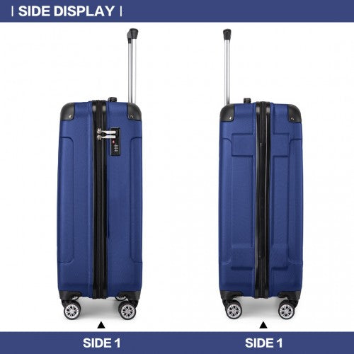 Kono K1777 Hard Shell Cabin Suitcase - 19 Inch