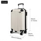 Kono K1777L Hard Shell Cabin Suitcase - 19 Inch