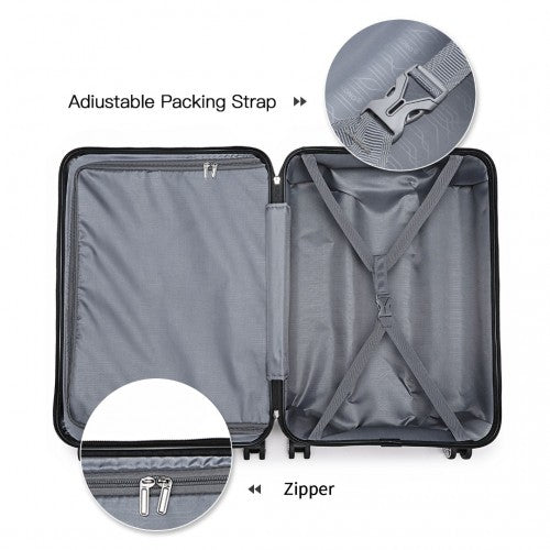 Kono K1871 Hard Shell Suitcase - 28 Inch