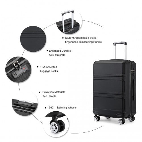 Kono K1871 Hard Shell Suitcase - 28 Inch