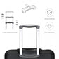 Kono K1871 Hard Shell Suitcase - 28 Inch