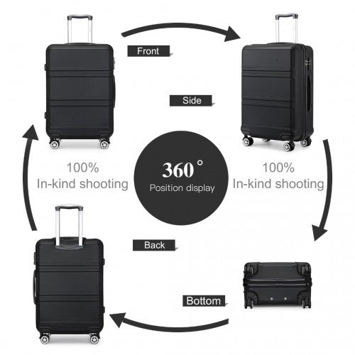 Kono K1871 Hard Shell Suitcase - 28 Inch