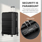 Kono K1871 Hard Shell Large Suitcase - 32 Inch