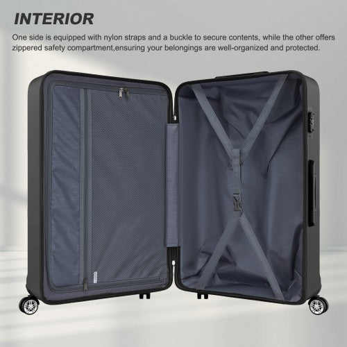 Kono K1871 Hard Shell Large Suitcase - 32 Inch