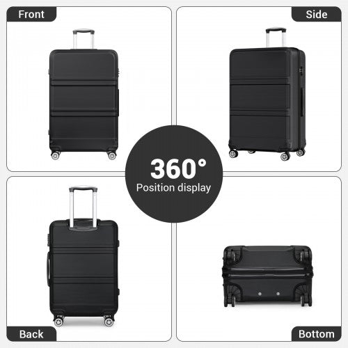 Kono K1871 Hard Shell Large Suitcase - 32 Inch
