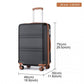Kono K1871 Hard Shell Large Suitcase - 28 Inch