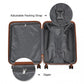Kono K1871 Hard Shell Large Suitcase - 28 Inch