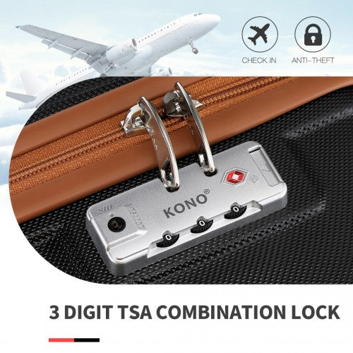 Kono K1871 Hard Shell Large Suitcase - 28 Inch