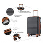 Kono K1871 Hard Shell Large Suitcase - 28 Inch