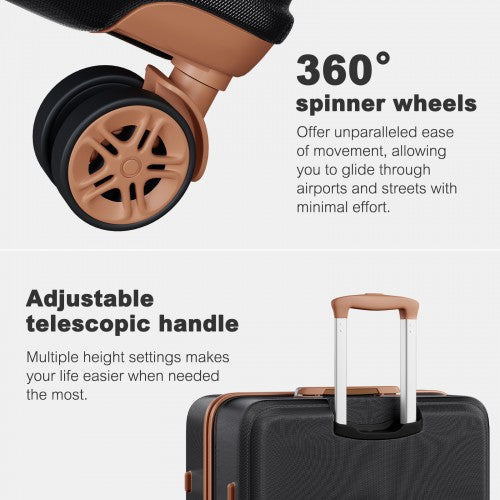 Kono K1871 Hard Shell Large Suitcase - 32 Inch