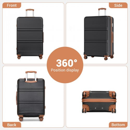 Kono K1871 Hard Shell Large Suitcase - 32 Inch