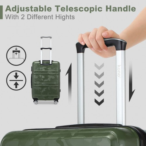 Kono K1871 Hard Shell Large Suitcase - 28 Inch