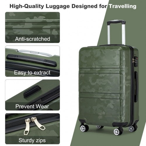 Kono K1871 Hard Shell Large Suitcase - 28 Inch