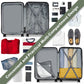Kono K1871 Hard Shell Large Suitcase - 28 Inch