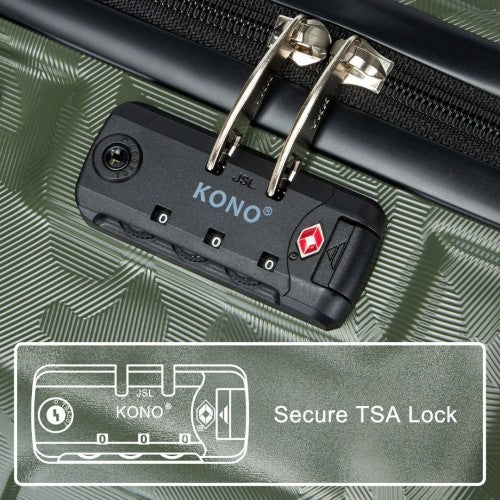 Kono K1871 Hard Shell Large Suitcase - 28 Inch