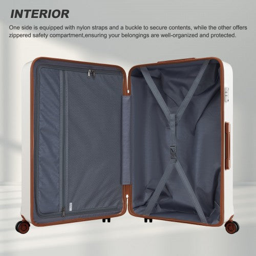 Kono K1871 Hard Shell Large Suitcase - 32 Inch