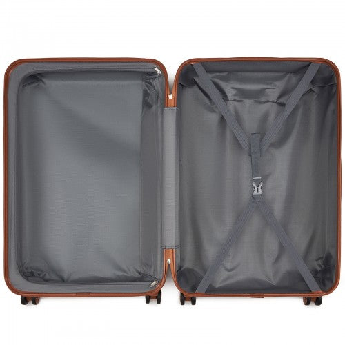 Kono K1871 Hard Shell Large Suitcase - 28 Inch