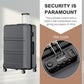 Kono K1871 Hard Shell Large Suitcase - 32 Inch