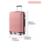 Kono K1871 Hard Shell Medium Suitcase - 24 Inch