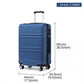 Kono K1871 Hard Shell Medium Suitcase - 24 Inch
