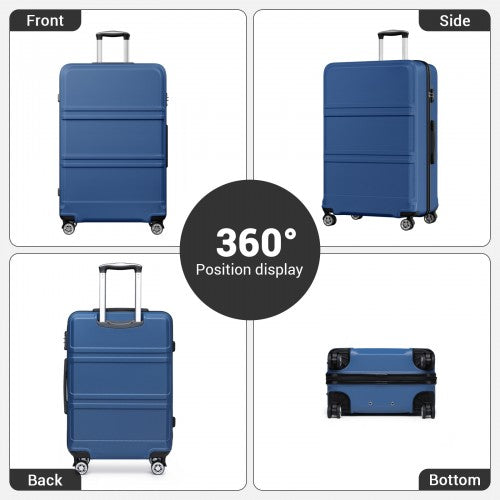 Kono K1871 Hard Shell Large Suitcase - 32 Inch
