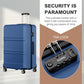 Kono K1871 Hard Shell Large Suitcase - 32 Inch