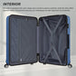 Kono K1871 Hard Shell Large Suitcase - 32 Inch