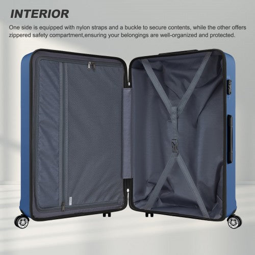 Kono K1871 Hard Shell Large Suitcase - 32 Inch