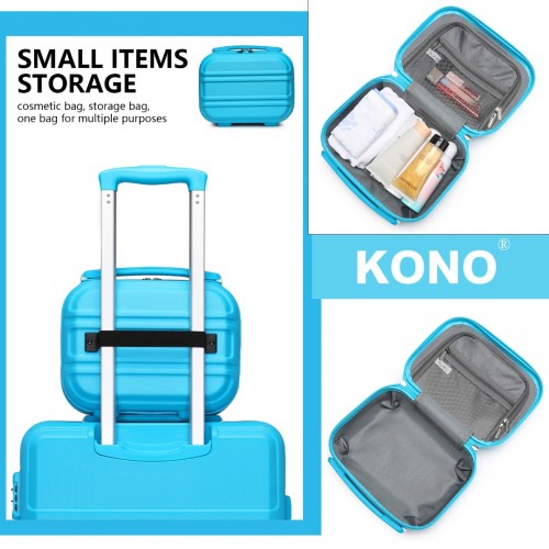 Kono K1871 Hard Shell Cabin Suitcase - 12 Inch