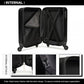 Kono K1872L Hard Shell Medium Suitcase - 24 Inch
