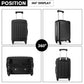 Kono K1872L Hard Shell Medium Suitcase - 24 Inch