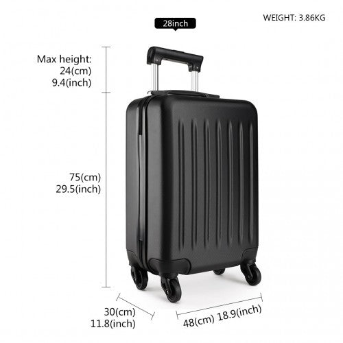 Kono K1872L Hard Shell Large Suitcase - 28 Inch