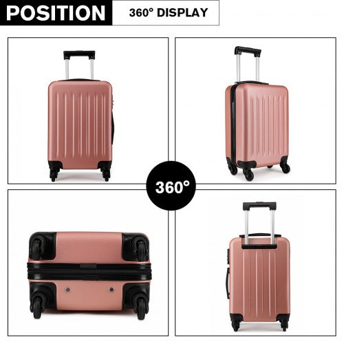 Kono K1872L Hard Shell Medium Suitcase - 24 Inch