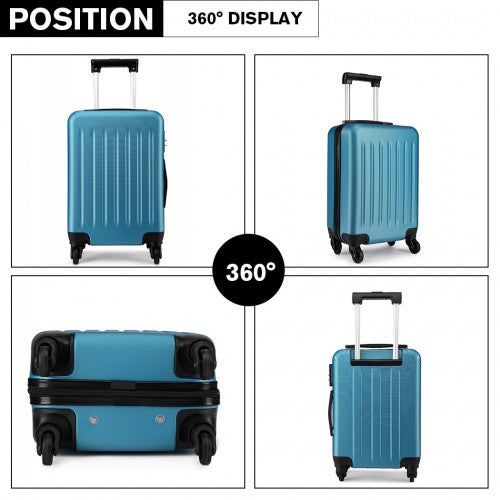 Kono K1872L Hard Shell Medium Suitcase - 24 Inch