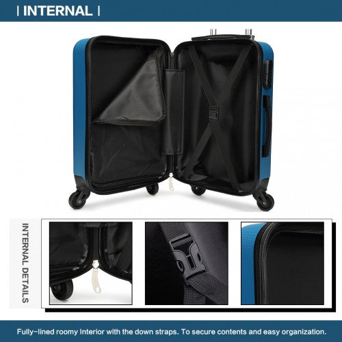 Kono K1872L Hard Shell Medium Suitcase - 24 Inch