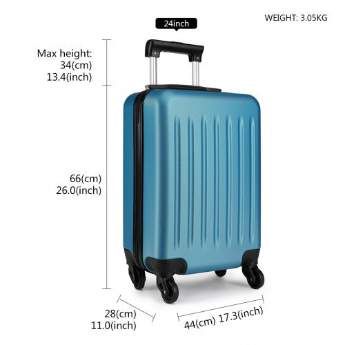 Kono K1872L Hard Shell Medium Suitcase - 24 Inch
