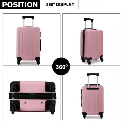 Kono K1872L Hard Shell Medium Suitcase - 24 Inch