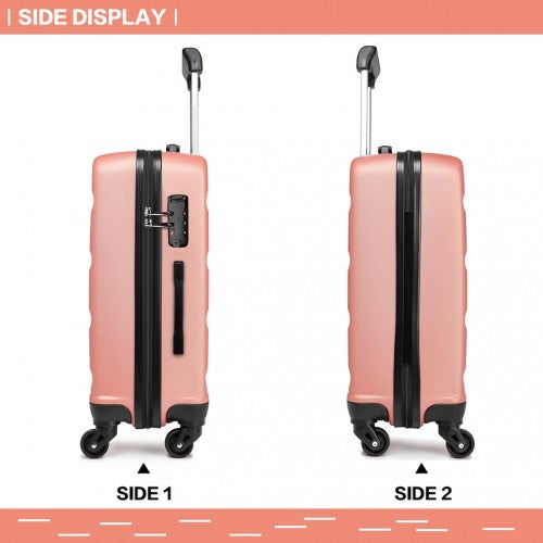 Kono K1991 Hard Shell Medium Suitcase - 24 Inch
